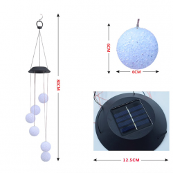 LED solar powered Wind Chinas Licht - Hängebälle - Lampe