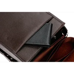 Vintage klassische Crossbody & Schulter Ledertasche