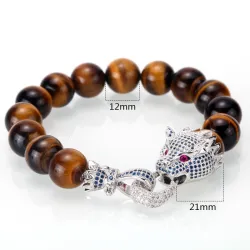 Crystal dragon - bracelet with beads stoneBracelets