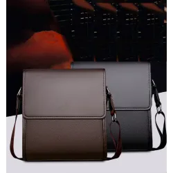 Vintage klassische Crossbody & Schulter Ledertasche