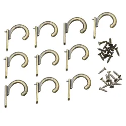 Antique wall mounted hooks 10 piecesHand tools