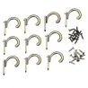 Antique wall mounted hooks 10 piecesHand tools