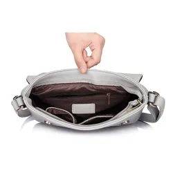 Retro Leder Crossbody & Schultertasche