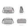Retro Leder Crossbody & Schultertasche