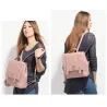 Mode Leder Rucksack