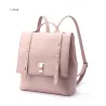 Mode Leder Rucksack
