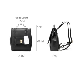 Mode Leder Rucksack