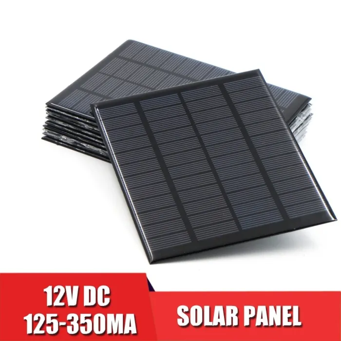 Solarpanel 12V - Minibatterie