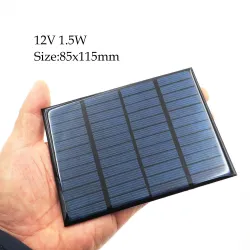 Solarpanel 12V - Minibatterie