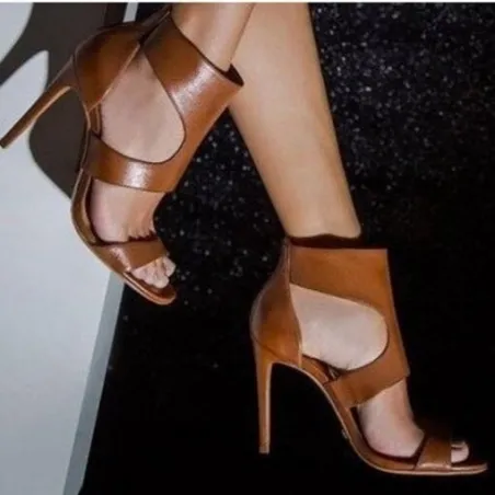 Elegante High Heels - Pumpen mit Reißverschluss