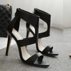 Elegante High Heels - Pumpen mit Reißverschluss