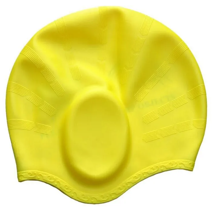 Silicone swimming cap - long hair & ears protectionSwimming