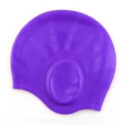 Silicone swimming cap - long hair & ears protectionSwimming
