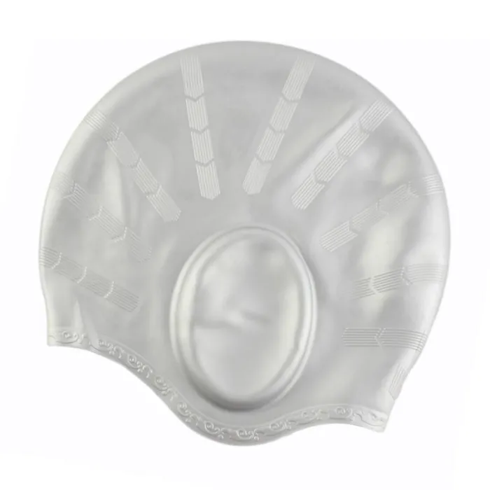 Silicone swimming cap - long hair & ears protectionSwimming