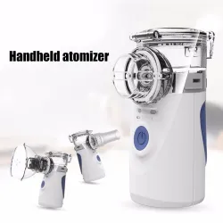 Tragbarer Ultraschall-Vernebler - Mini Handheld Inhalator - Luftbefeuchter - Zerstäuber - Set