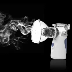 Tragbarer Ultraschall-Vernebler - Mini Handheld Inhalator - Luftbefeuchter - Zerstäuber - Set