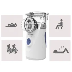 Portable ultrasonic nebulizer - mini handheld inhaler - air humidifier - atomizer - setHumidifiers