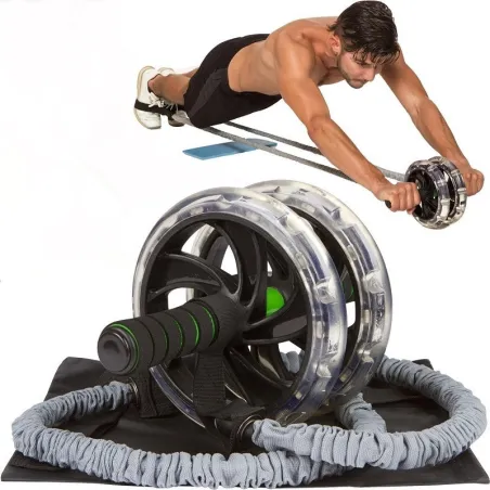 Widerstandsseil für Ab Rollenrad - Bauchtrainer