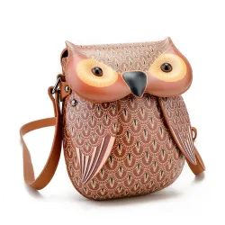 Mode Eule Design - Schulter & Crossbody Mini Tasche