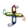 Mini COB LED 3-Mode Taschenlampe mit Karabiner