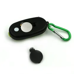 Mini COB LED 3-Mode Taschenlampe mit Karabiner