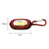 Mini COB LED 3-Mode Taschenlampe mit Karabiner