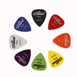 E-Gitarre Picks - 0.58mm 0.71mm 0.81mm 0.96mm 1.20mm 1.50mm - 50 Stück Set