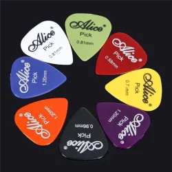 Electric guitar picks - 0.58mm 0.71mm 0.81mm 0.96mm 1.20mm 1.50mm - 50 pieces setGuitars