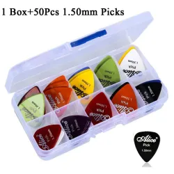 E-Gitarre Picks - 0.58mm 0.71mm 0.81mm 0.96mm 1.20mm 1.50mm - 50 Stück Set