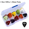 Electric guitar picks - 0.58mm 0.71mm 0.81mm 0.96mm 1.20mm 1.50mm - 50 pieces setGuitars