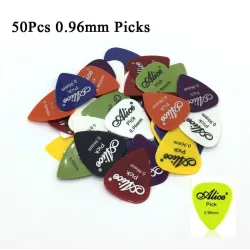 Electric guitar picks - 0.58mm 0.71mm 0.81mm 0.96mm 1.20mm 1.50mm - 50 pieces setGuitars