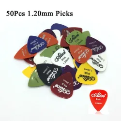 Electric guitar picks - 0.58mm 0.71mm 0.81mm 0.96mm 1.20mm 1.50mm - 50 pieces setGuitars