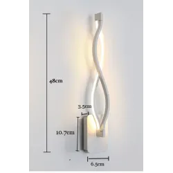 Moderne Wandleuchte - Aluminium