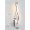 Moderne Wandleuchte - Aluminium