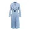 Vintage plaid dress with beltDresses
