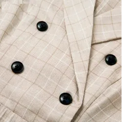 Vintage plaid dress with beltDresses