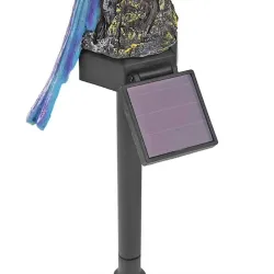 Solarbetriebene LED Papageien - Gartenlicht