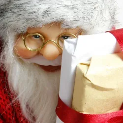 Weihnachtsdekoration Weihnachtsmann Puppe