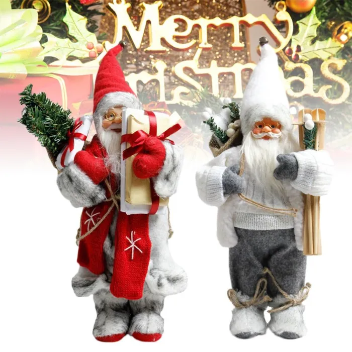 Weihnachtsdekoration Weihnachtsmann Puppe