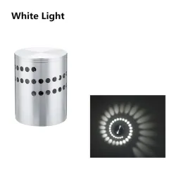 LED Wandleuchte mit Spiralloch - RGB - Fernbedienung
