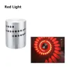 LED Wandleuchte mit Spiralloch - RGB - Fernbedienung