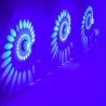 LED Wandleuchte mit Spiralloch - RGB - Fernbedienung