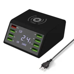 USB 60W LED-Anzeige - drahtloses Mehrport-Ladegerät - schnelle Ladung 3