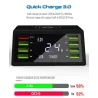 USB 60W LED-Anzeige - drahtloses Mehrport-Ladegerät - schnelle Ladung 3