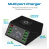 USB 60W LED-Anzeige - drahtloses Mehrport-Ladegerät - schnelle Ladung 3