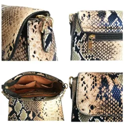 Snake skin pattern - small shoulder bagHandbags
