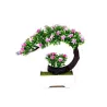 Japanese pink & purple flowers - artificial bonsai potArtificial flowers
