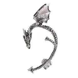 Gothic & punk Ohrring mit Drachen