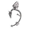 Gothic & punk Ohrring mit Drachen