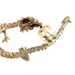 Gothic & punk Ohrring mit Drachen